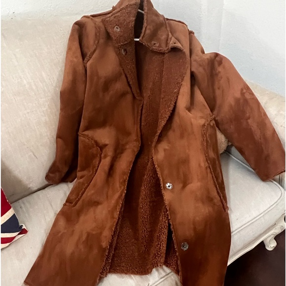 New Dark camel coat - Picture 3 of 6
